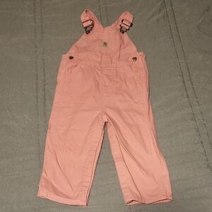 Carhartt Pink Baby Overalls with Front Pocket